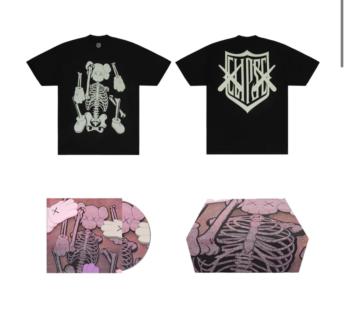 KAWS X CLIPSE LET GOD SORT EM OUT TEE BOX SET 2