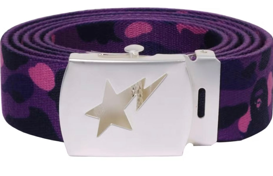 A Bathing Ape Sta GI Web Belt