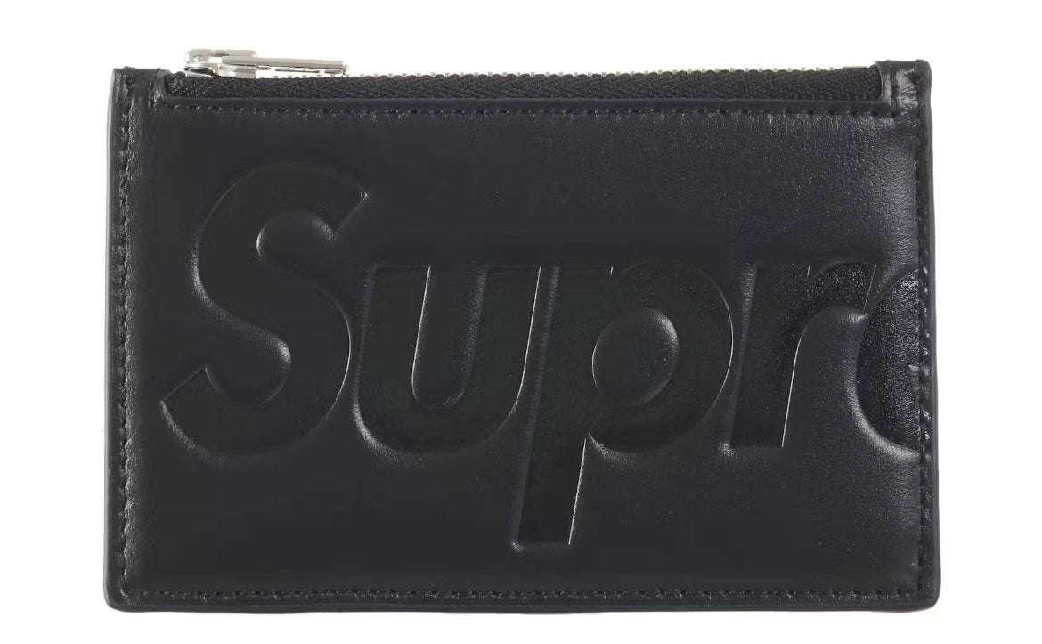 Supreme Leather Zip Card Holder