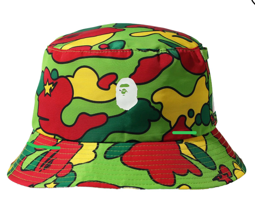 A Bathing Ape Sta Camo Bucket Hat