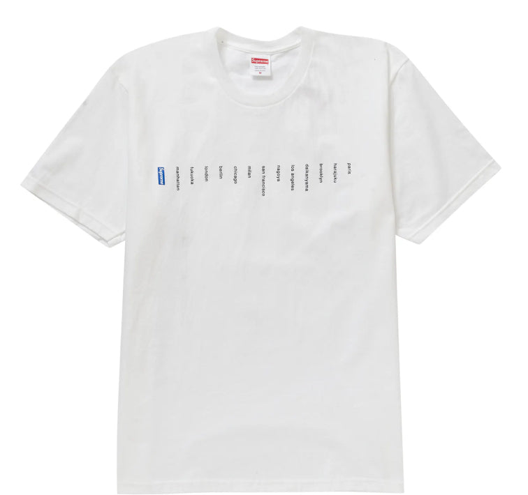 Supreme “Locations” Tee SS23