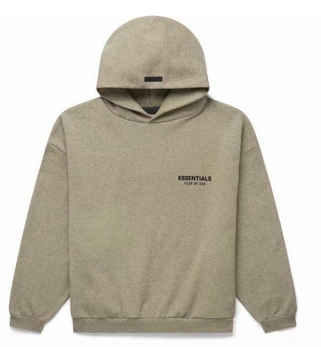 Essentials Dark Oat Hoodie