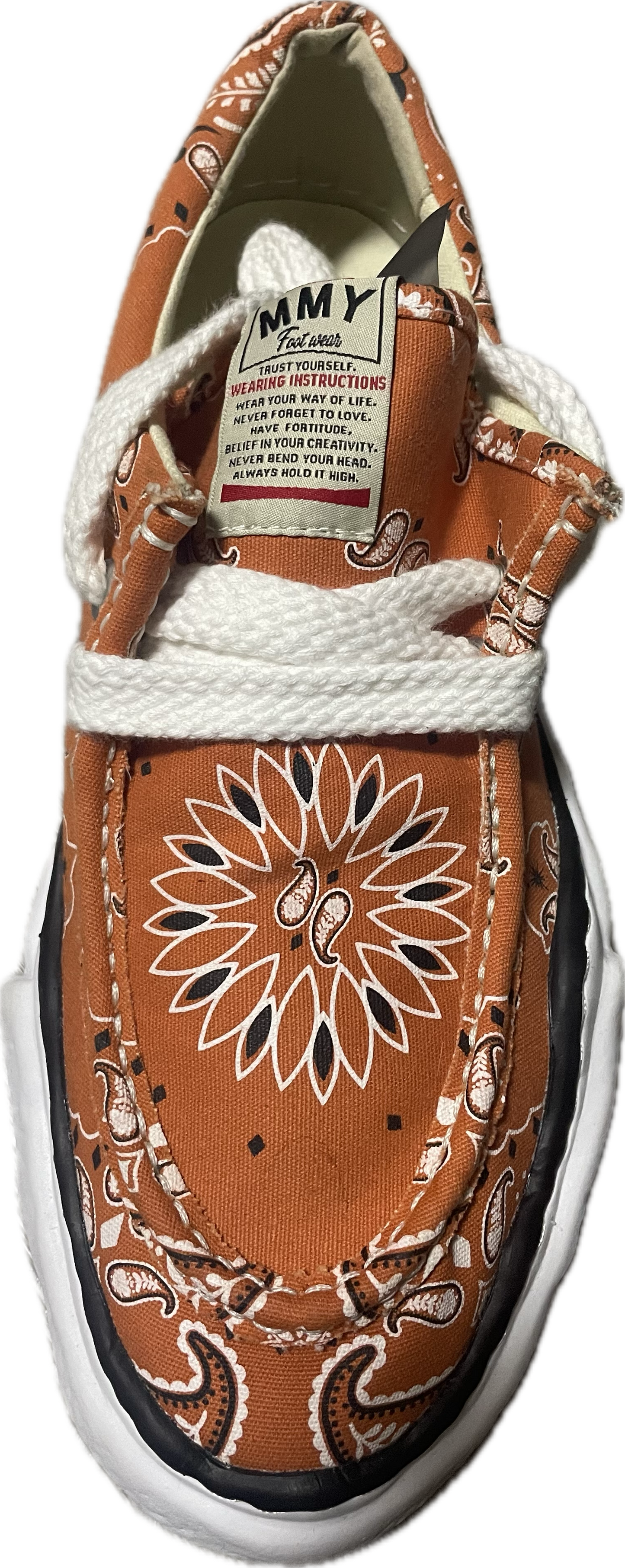 Maison Mihara Yasuhiro Orange Bandana Moccasin