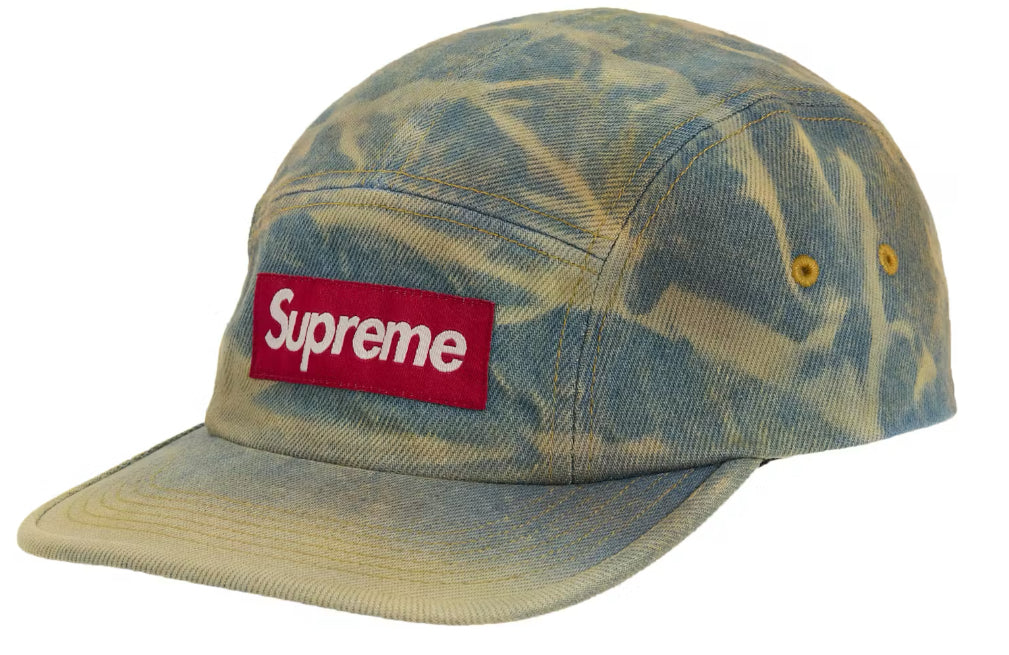 Supreme Indigo Denim Camp Cap