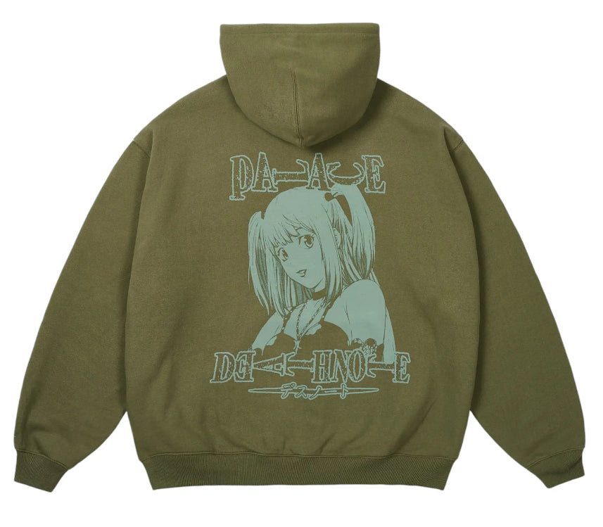 Palace x Deathnote “Misa” Hoodie Olive