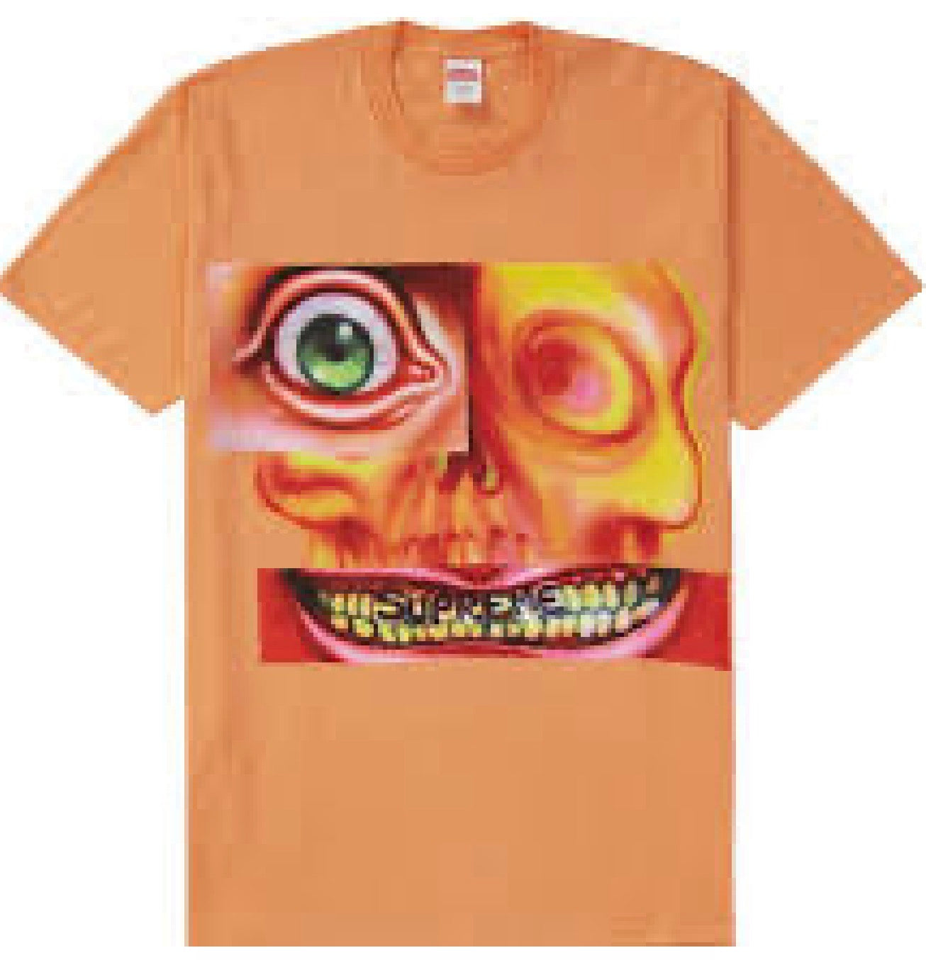 Supreme “Face” Tee Peach