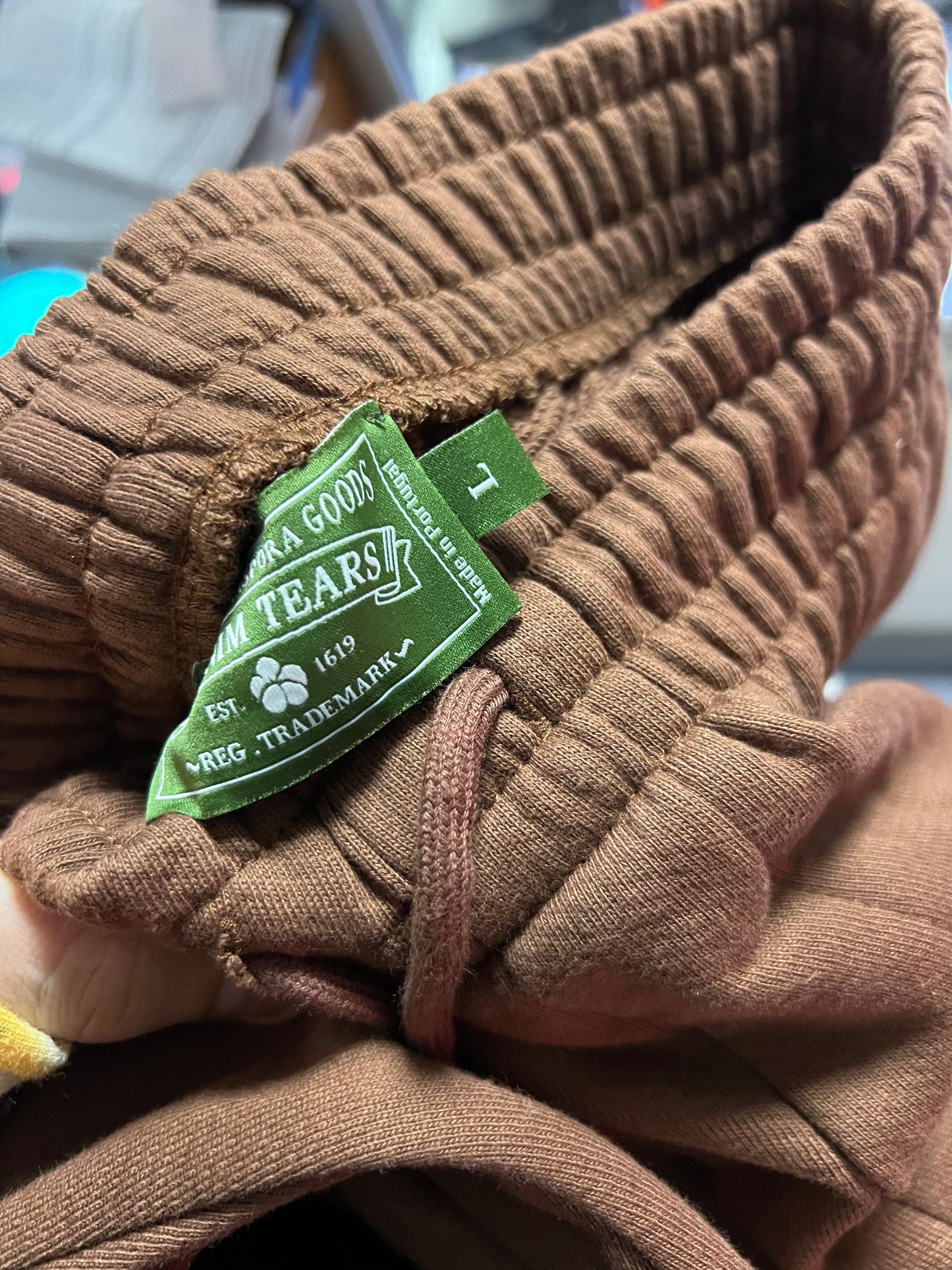 BLACK FRIDAY PREVIEW: DENIM TEARS COTTON WREATH SHORTS BROWN