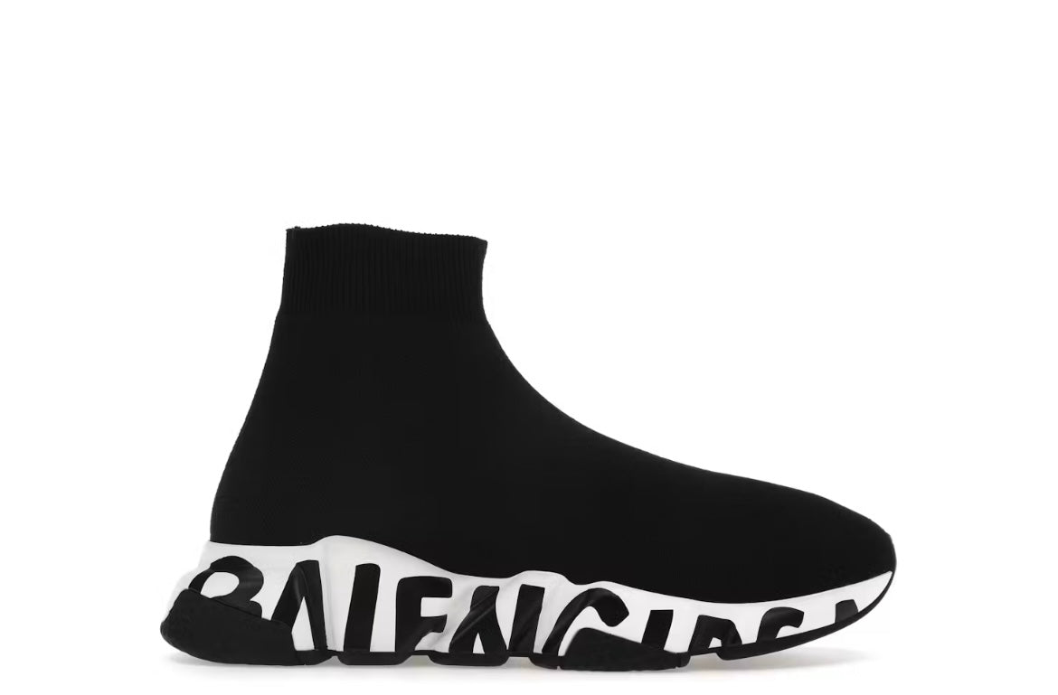Balenciaga Speed Graffiti Trainers
White Black Logo (Women's)