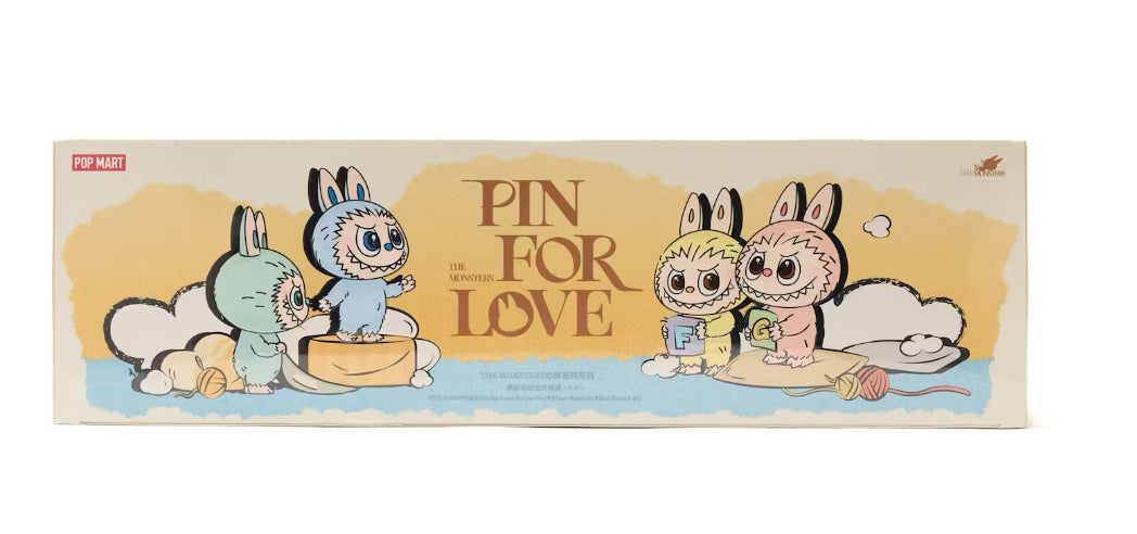 Pop Mart The Monsters Labubu Pin For Love Series A-M Blindbox