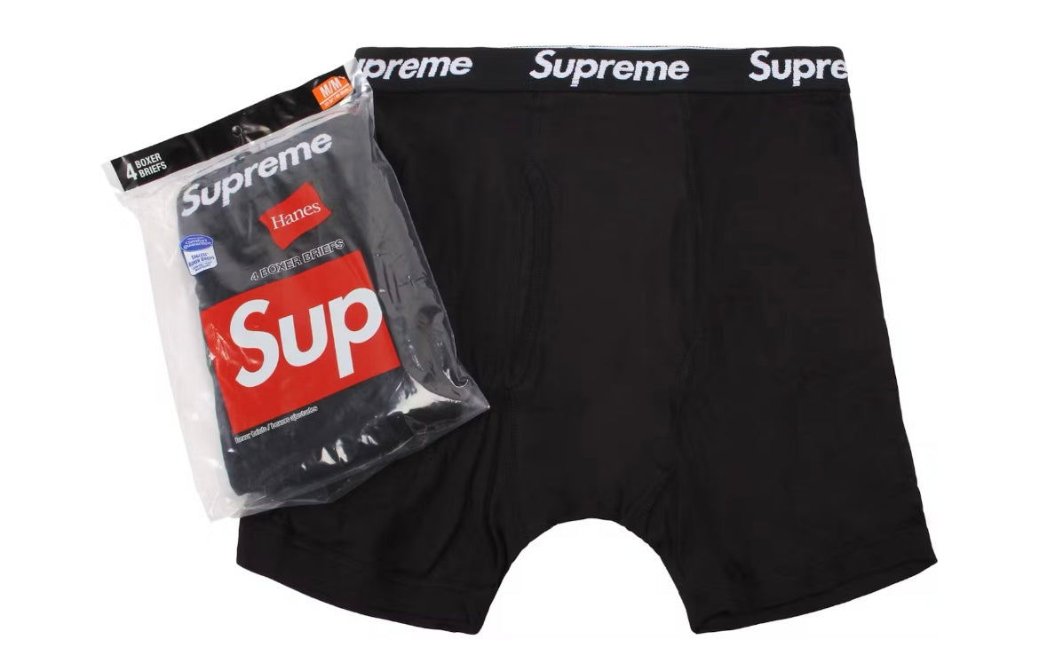 Supreme Hanes Boxer Briefs (4 Pack)