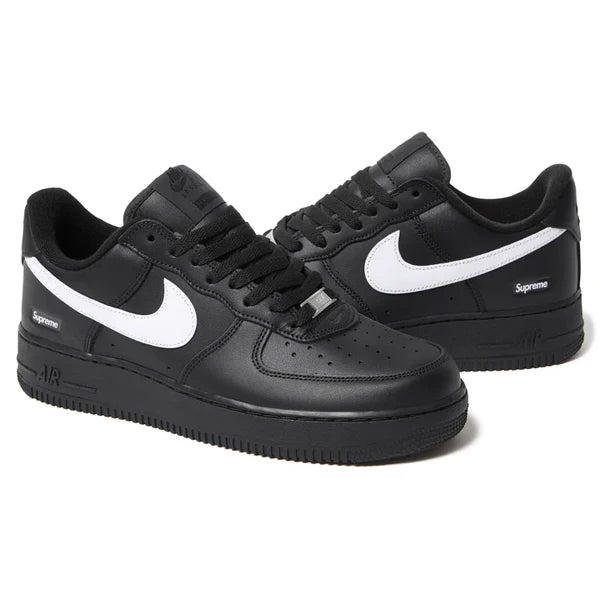 Supreme x Nike Air Force 1 Low Black/White 2025