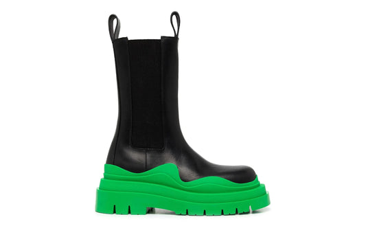 Bottega Veneta Tire Boots “Black Green”