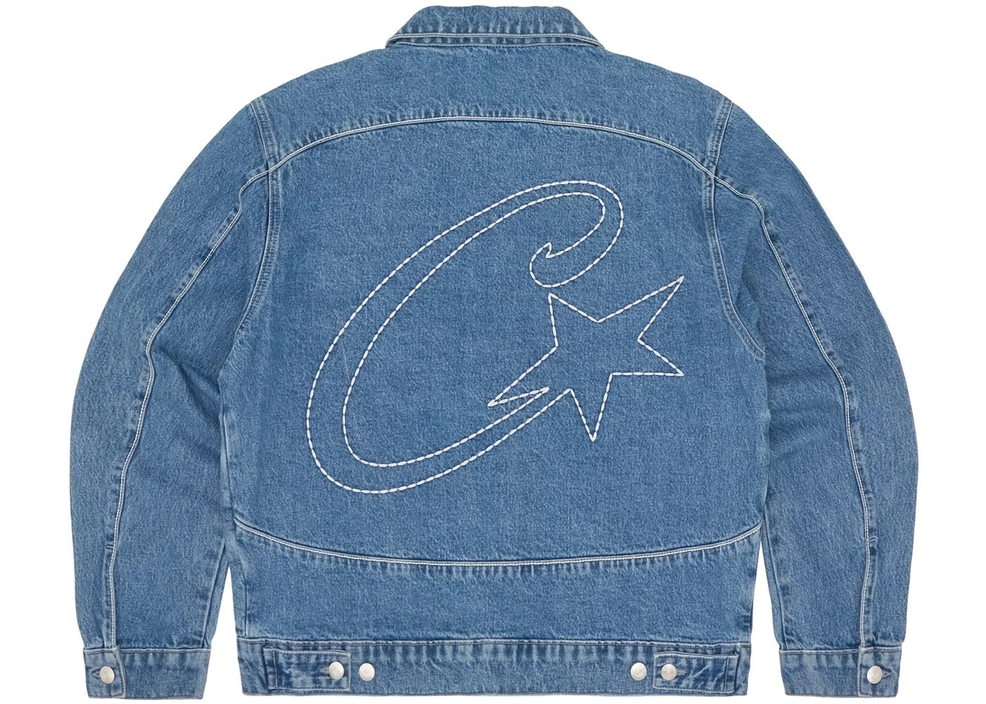 Corteiz C-Star Stitched Down Denim Trucker