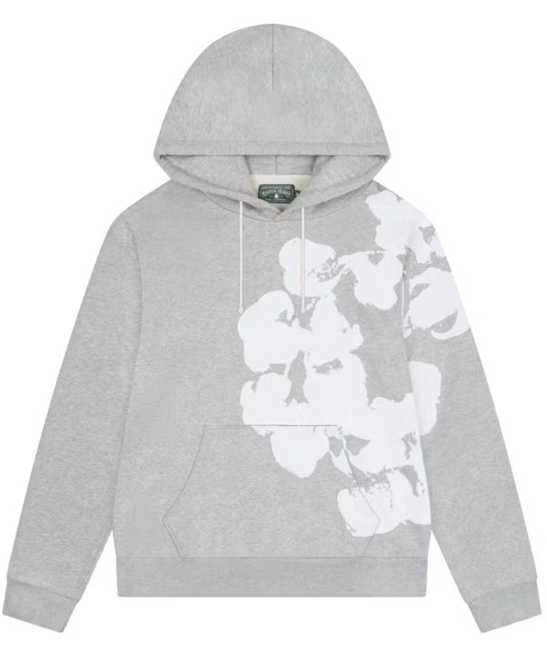 Denim Tears Big Cotton Wreath Hoodie Grey
