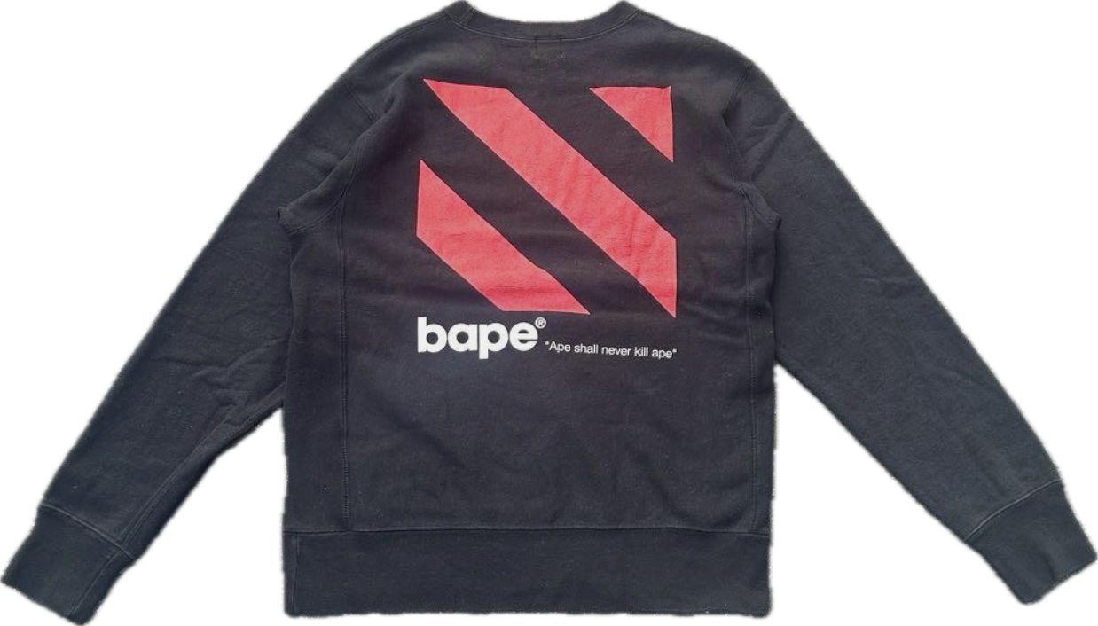 A Bathing Ape 90’s Vintage Bape Play Crewneck