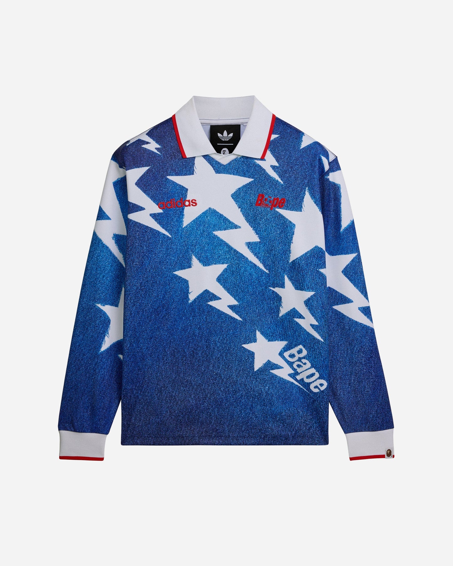Bape x Adidas Soccer Jersey L/S