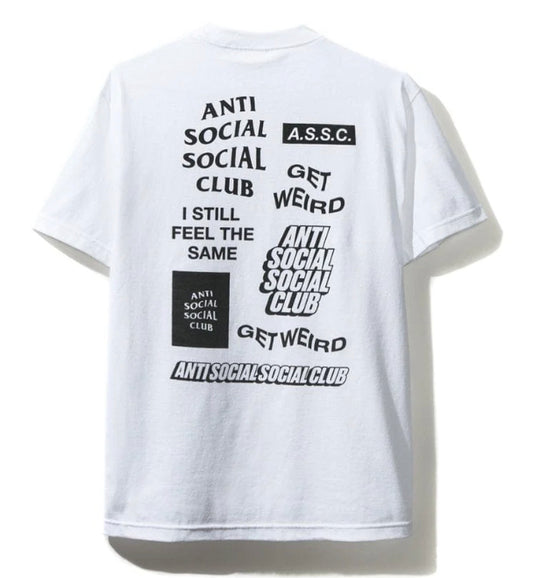 Anti Social Social Club “Multi Logo Print” Tee White