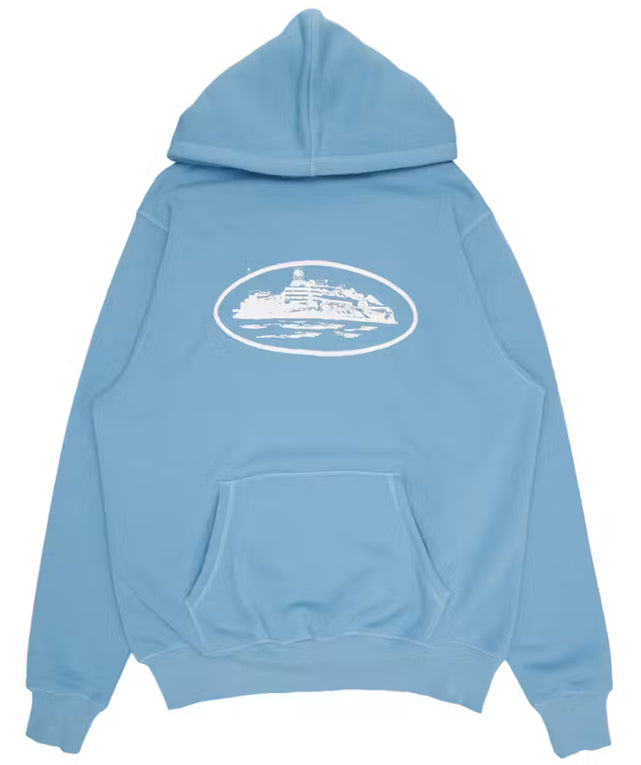Corteiz Blue Alcatraz Hoodie
