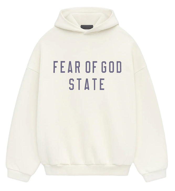 Essentials “State” Hoodie Eggshell
