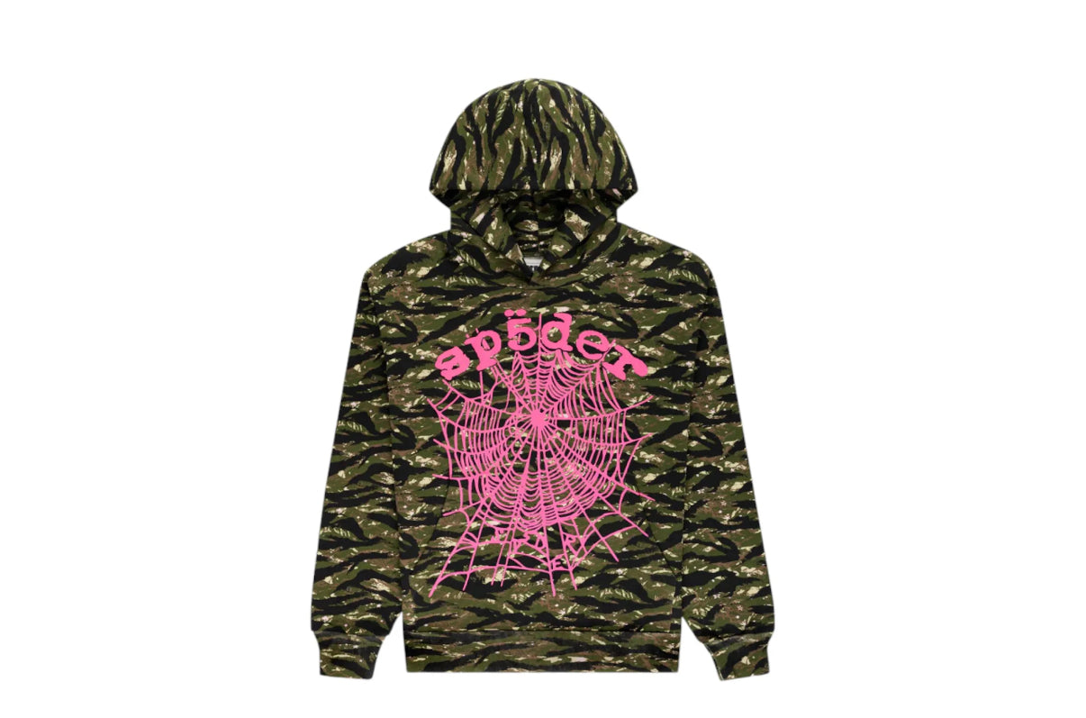Sp5der OG Web V2 Tiger Camo Hoodie