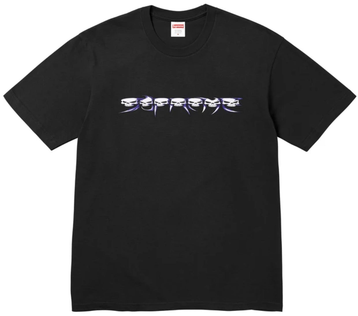 Supreme x Art Dealer “Skulls” Logo Tee Black FW26