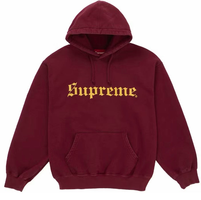 Supreme Old English Hooded Sweatshirt FW25
