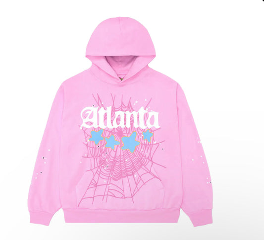 Spider Worldwide ‘Atlanta’ Hoodie Pink (SS23)