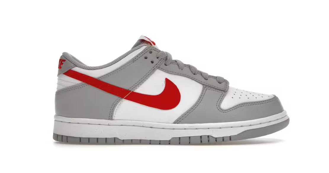 Nike Dunk Low “White Wolf Grey University Red”