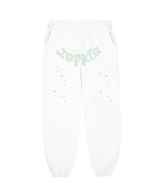Sp5der Worldwide ‘Eggshell’ Moto Sweatpants