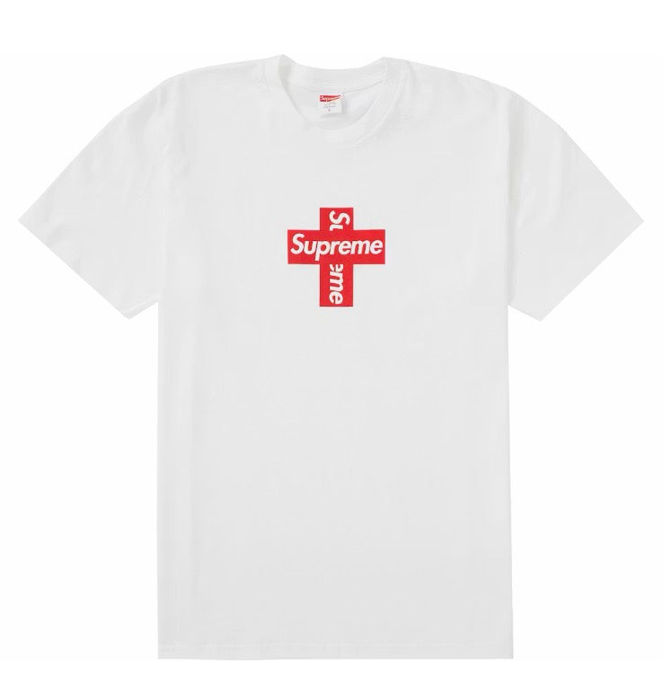Supreme Cross Box Logo Tee White FW20