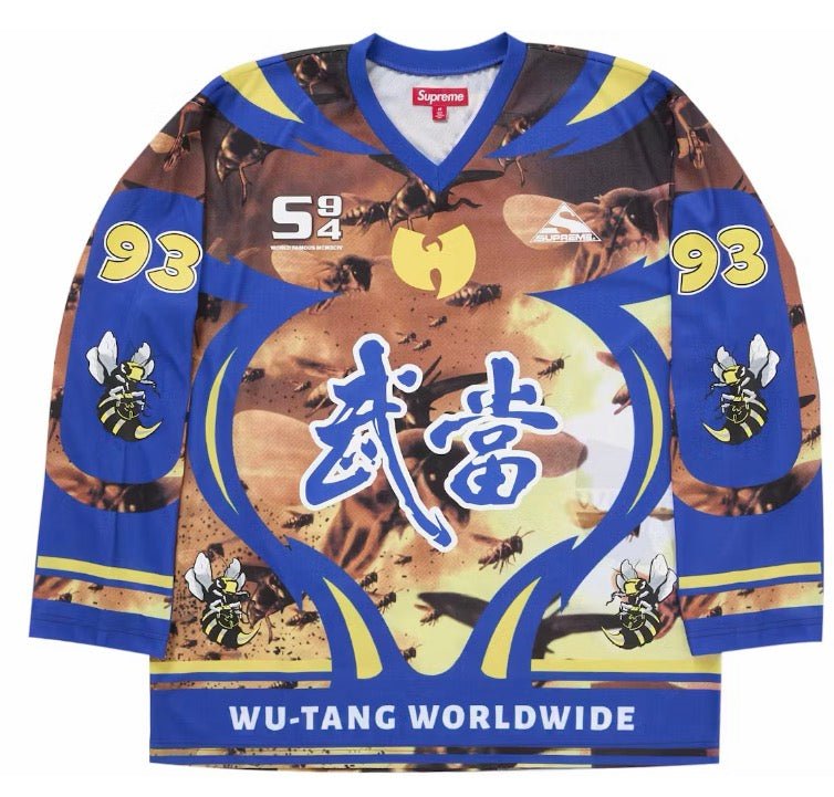Supreme x Wu-Tang Hockey Jersey Blue FW25