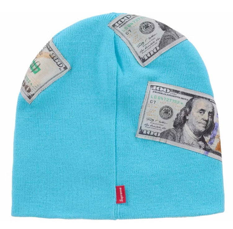Supreme “Money” Beanie Blue FW26