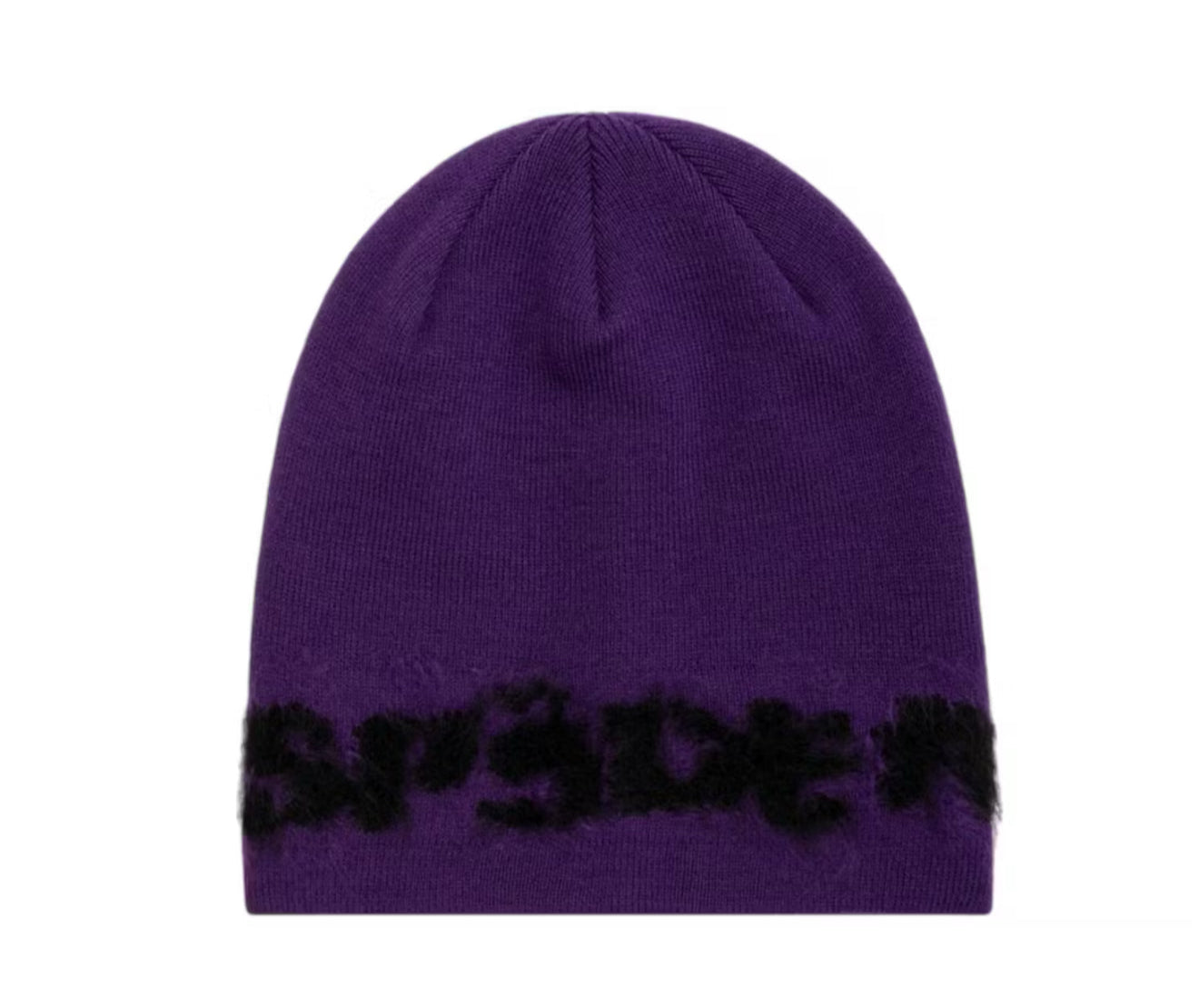 Sp5der Fuzzy Logo Mohair Beanie