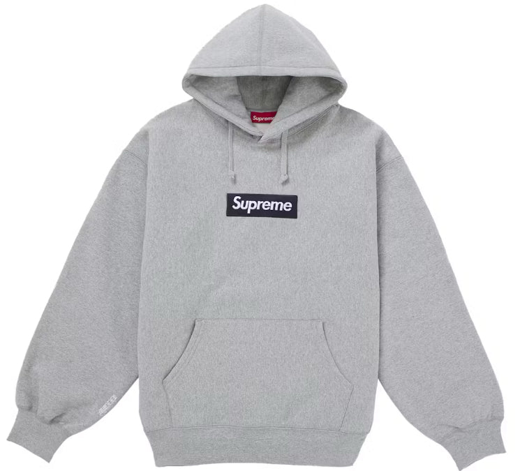 Supreme “Heather Grey” FW25 Box Logo Hoodie