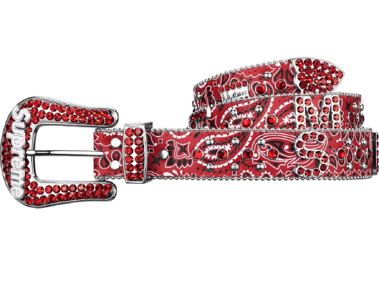 Supreme x B.B. Simon Bandana Belt