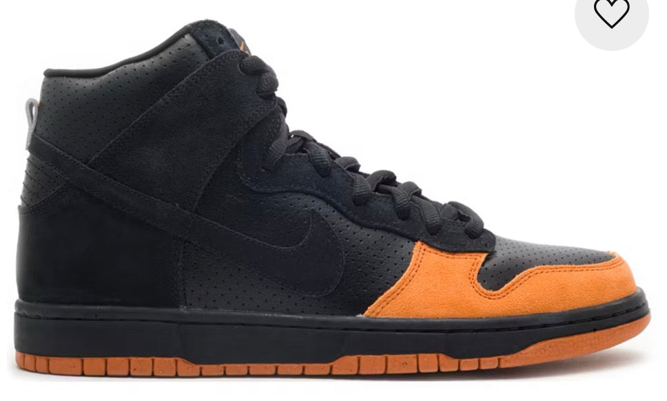 Nike Sb High Black Solar Orange