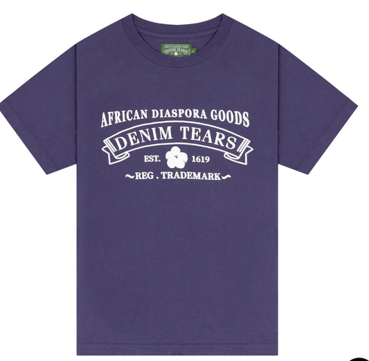 Denim Tears American Diaspora Goods Purple Tee