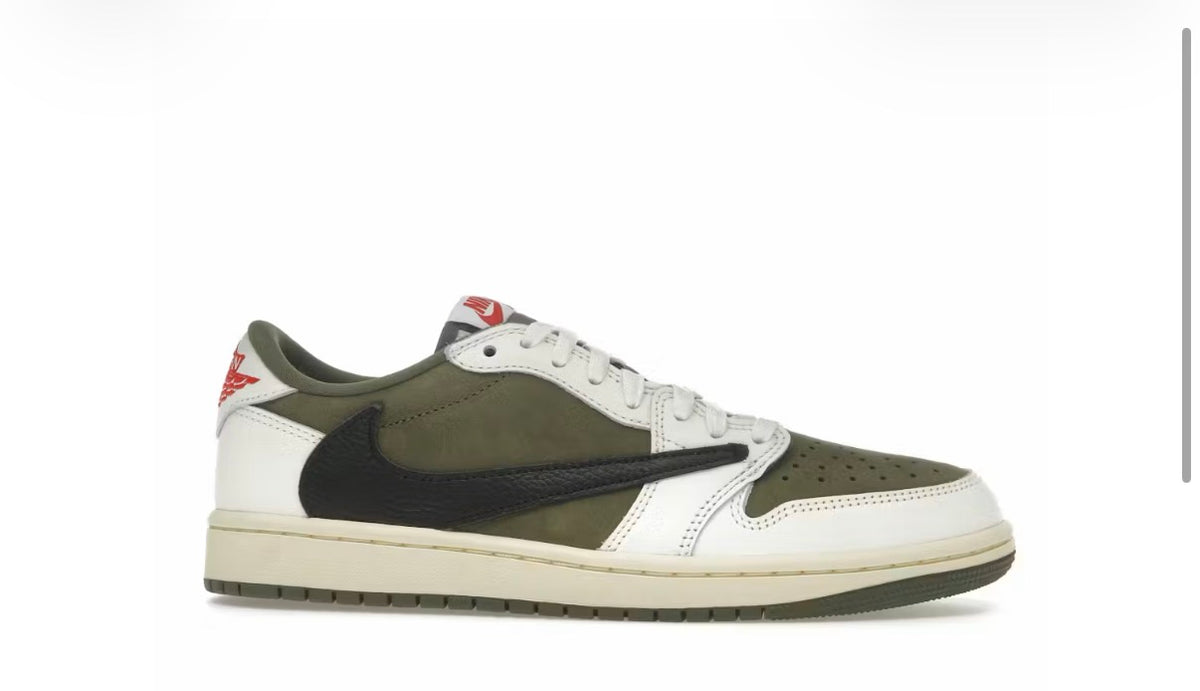 Jordan 1 Retro Low “Travis Scott Medium Olive”