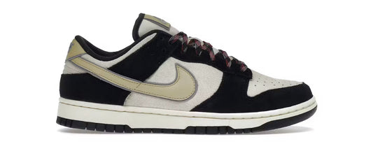 Nike Dunk Low LX “Black Suede Team Gold” Wmns