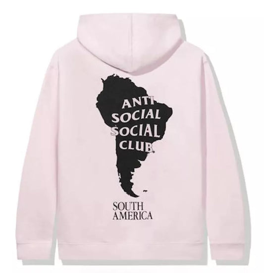 Anti Social Social Club “South America” Hoodie Pink