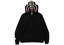 A Bathing Ape Double Shark Hoodie