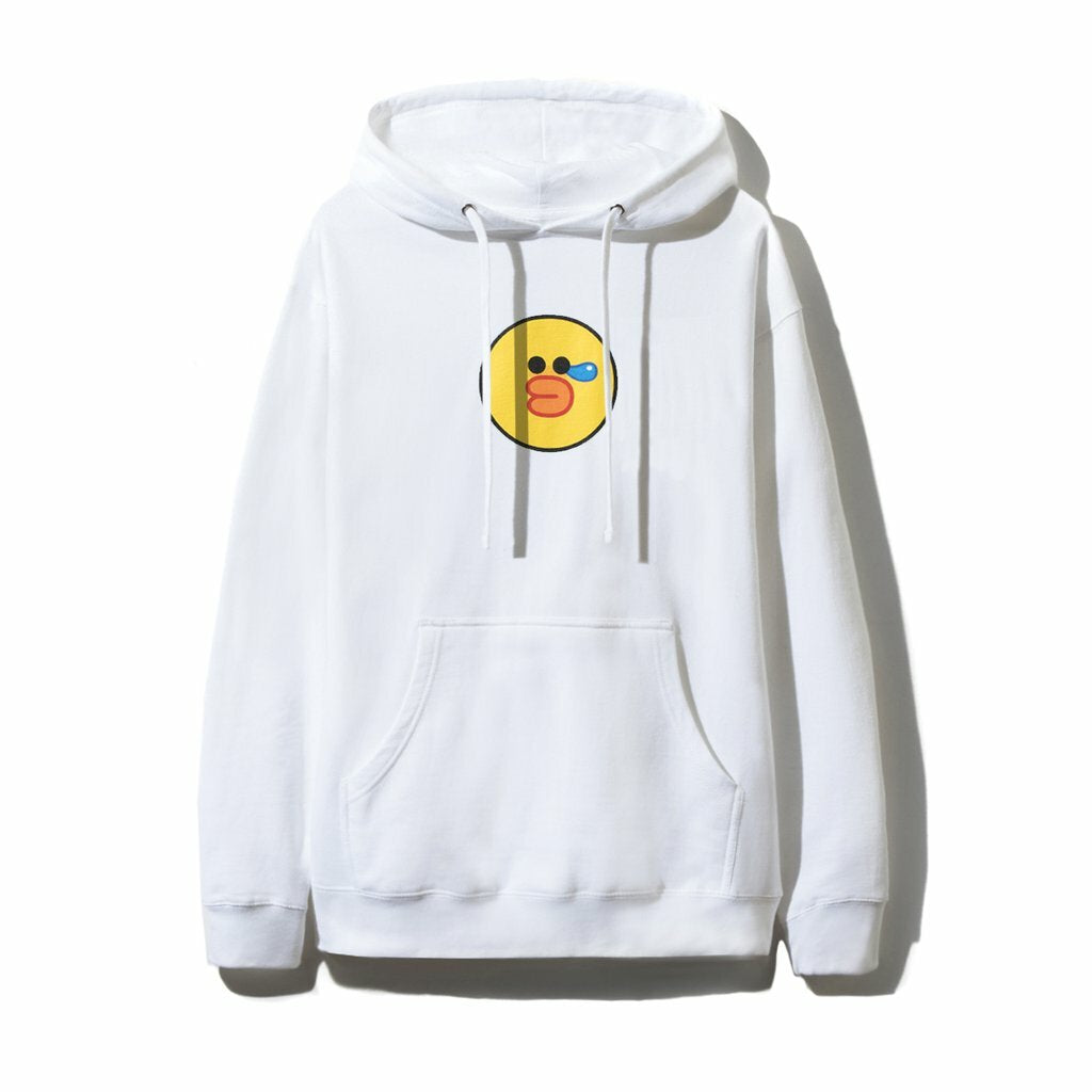 Anti Social Social Club Line Friends Sally Duck Hoodie White