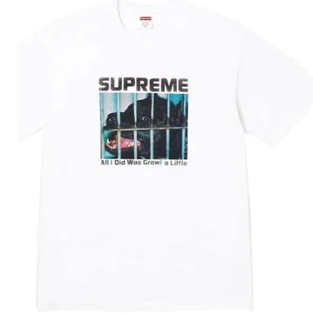 Supreme “Growl” Tee White FW26