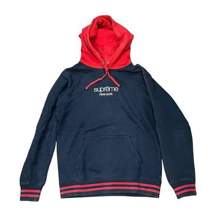 Supreme Two Toned Classic Logo Hoodie