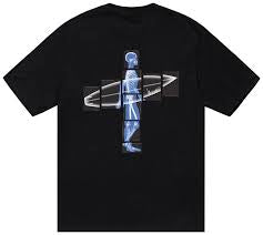 Black Stüssy Body Scan t-shirt
