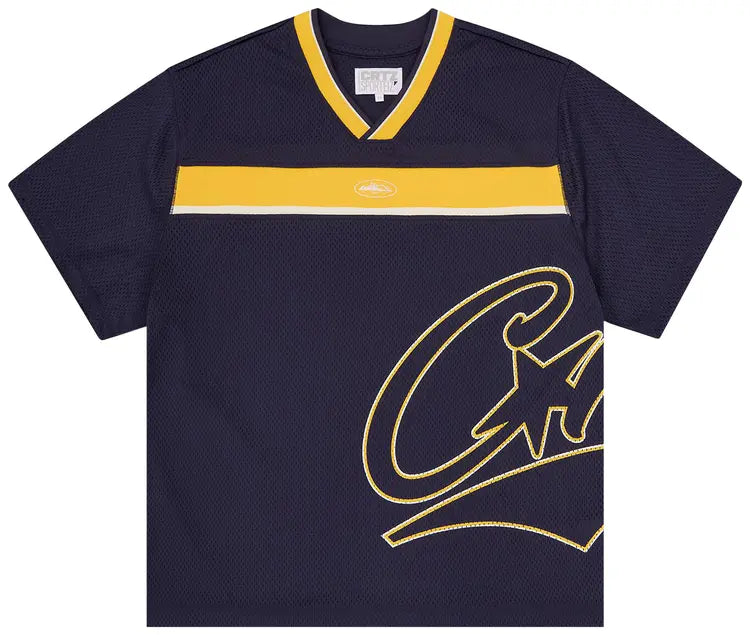 Corteiz BTR Practice Top v2 Navy Jersey