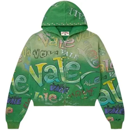 Vale Forever Spearmint zip-up hoodie