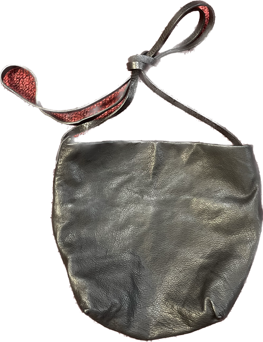 Rick Owens (SS16) Black Leather Small Satchel Bag