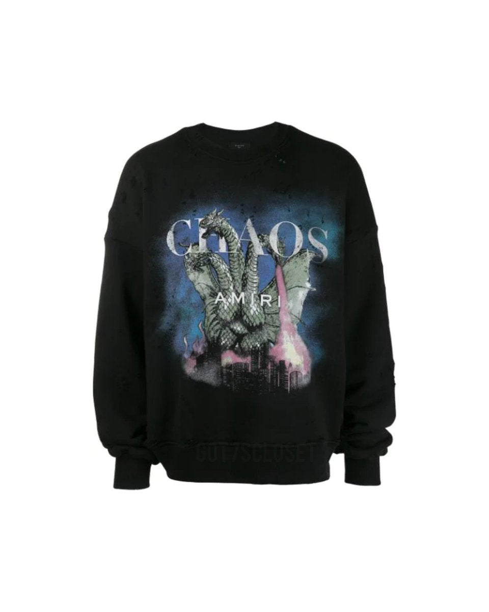 Amiri Chaos City Dragon Sweatshirt