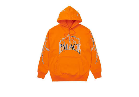 Palace Lightning Hoodie Orange